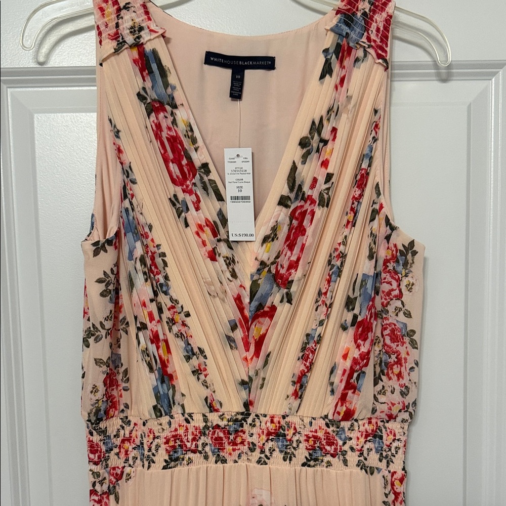 White House Black Market Floral High-Low Dress - Picture 3 of 4